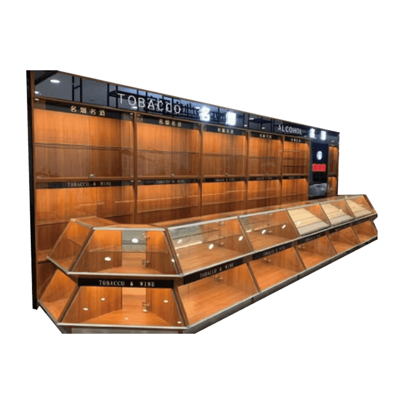 Elegante Panorama Tabaks- en Wijnkast